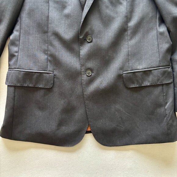 Men's Charcoal Joseph by Jos. A. Bank (44R) Slim Fit Wool Suit Jacket - Picture 4 of 16